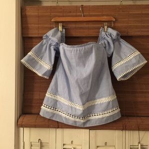 White House Black Market  Dobby blouse